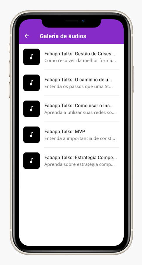 Galería de audio